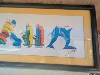 Quadro JOANA Ilustrado 60x24cm
