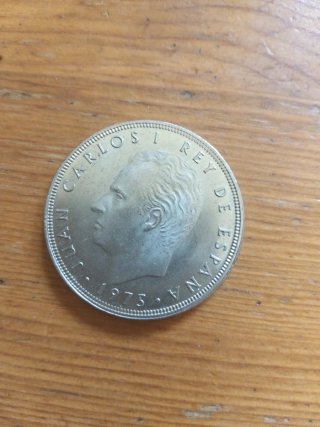 Moneda Juan Carlos I Rey de España 1975