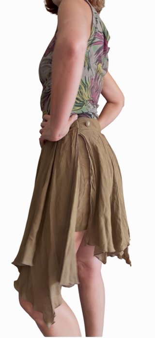 Gonna Byblos vintage con shorts integrati