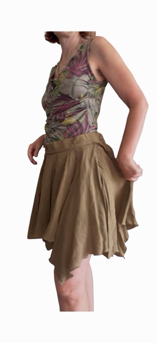 Gonna Byblos vintage con shorts integrati