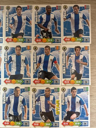 Lote Cromos Adrenalyn XL Hércules 2010-2011