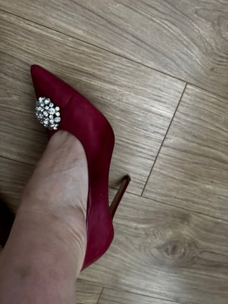 Zapatos Zara edición especial tacón joya