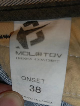 Pantalón corto vaquero Molotov Talla 38
