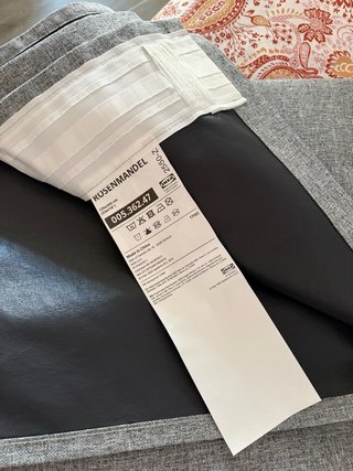 Cortinas opacas IKEA ROSENMANDEL 2 unidades