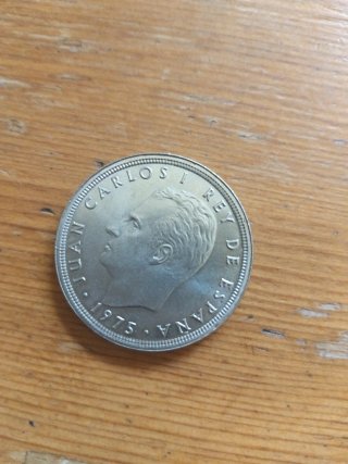 Moneda Juan Carlos I Rey de España 1975