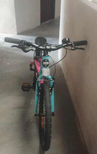 Bicicleta infantil Grow2 rosa