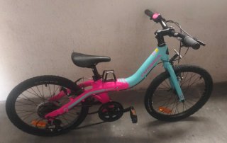 Bicicleta infantil Grow2 rosa