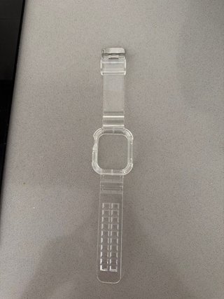 Correa silicona transparente Apple Watch 44