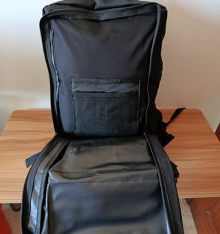 Mochila táctica militar negra 45L MOLLE