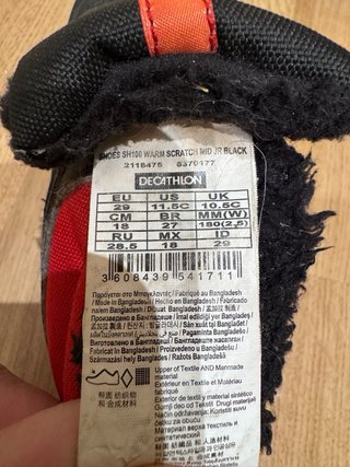Botas niño para nieve/senderismo Quechua Talla 29