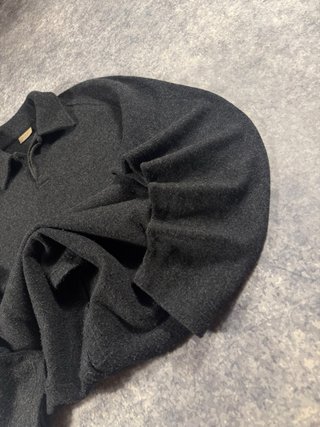 Vintage Knit Polo Collar Ribbed Smart Casual Prepp