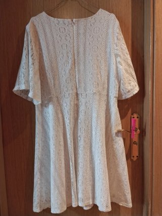 Vestido blanco de encaje Ibicenco