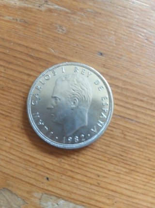 Moneda Carlos I Rey de España 1982