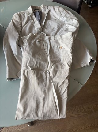 Traje Zara Beige Talla 40