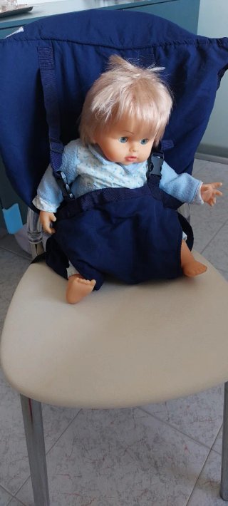 Marsupio per seduta blu