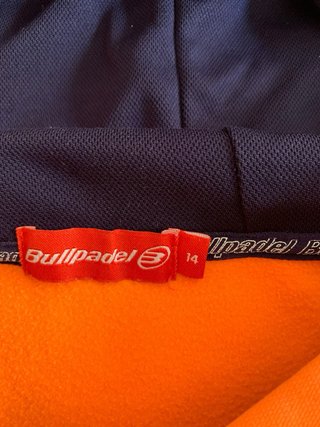 Sudadera Bullpadel WPT Naranja Talla 14-Niño