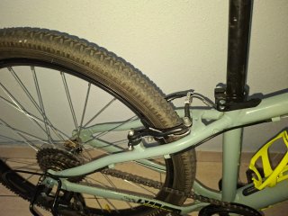 Bicicleta Rockrider st500 26" gris