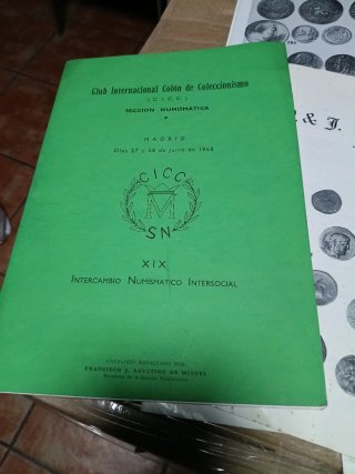 Lote numismatico: Libri, opuscoli, cataloghi
