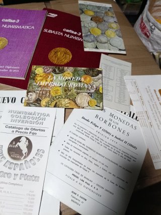 Lote numismatico: Libri, opuscoli, cataloghi
