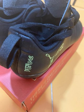 Botas de fútbol Puma Negras Talla 34