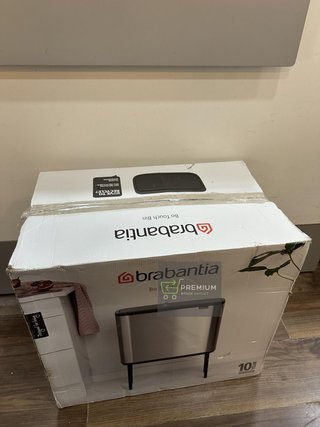Brabantia Bo Touch Bin Cubo de Basura 3 x, Negro, 3 x 11 litros