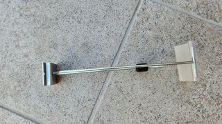 Gancho panel lama 25cm portaprecios candado