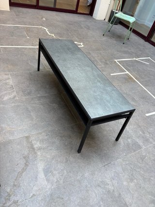 Mesa de centro reversible IKEA NYBODA negra/gris