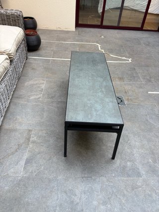 Mesa de centro reversible IKEA NYBODA negra/gris