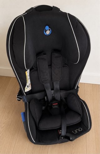 Silla de coche negra