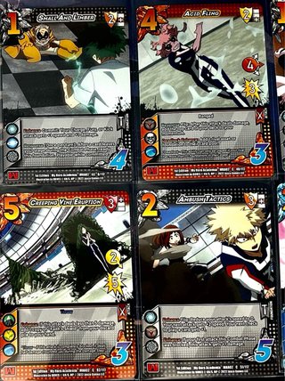 Cartas My Hero Academia 1st edition