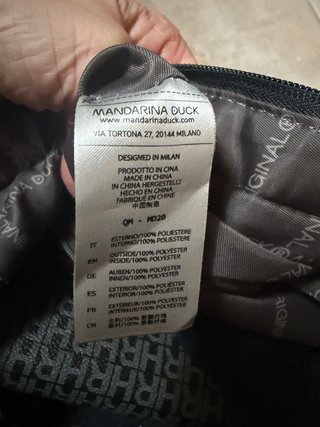 Borsa Mandarina Duck MD20 Shopper Nera