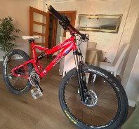 Bicicleta de Montaña Roja