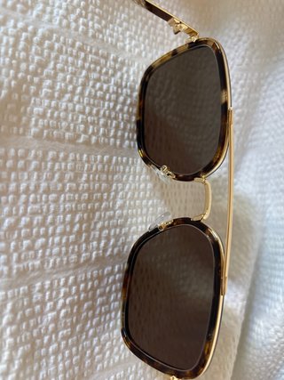 Gafas de sol unisex Firmoo marrones y doradas