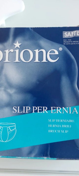 Orione Slip per ernia con cuscinetto
