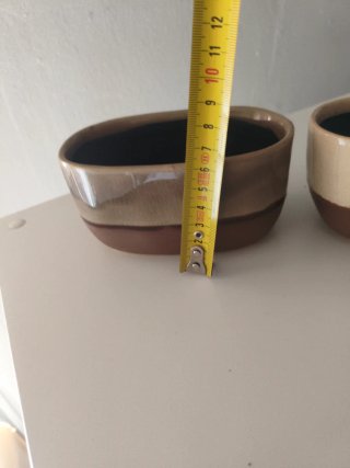 Juego de 2 cuencos de cerámica