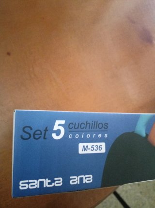 Set 5 Cuchillos Santa Ana Multicolor M-536