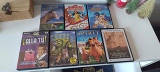 Lote 7 Películas originales en DVD Español