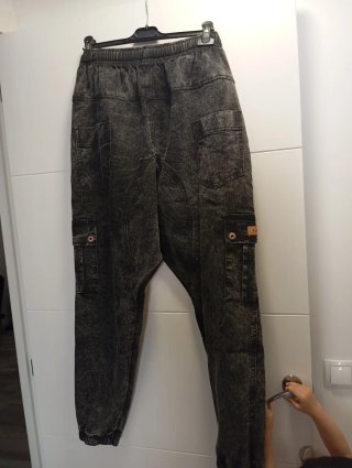 Pantalones Cargo Vaqueros Hombre