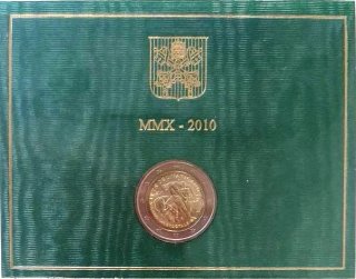 2 € commemorativo Vaticano 2010 Anno sacerdotale