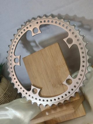 Plato bici antiguo Stronglight 42T "Dirillium"