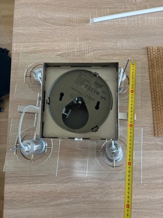 Lámpara de techo 4 focos