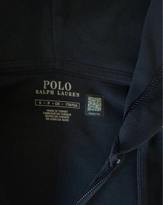Polo Ralph Lauren Sudadera Negra Talla S ORIGINAL
