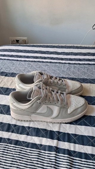 Nike Dunk Low Gris y Blanco Talla 42