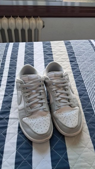 Nike Dunk Low Gris y Blanco Talla 42