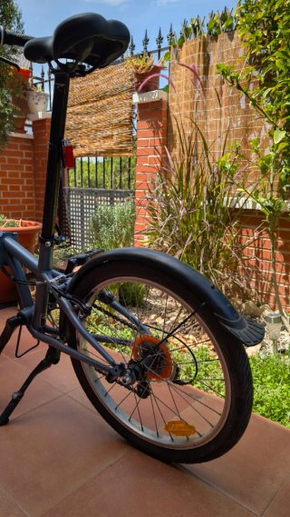 Bicicleta Plegable BTWIN Tilt 120 Gris *NUEVA*