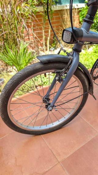 Bicicleta Plegable BTWIN Tilt 120 Gris *NUEVA*