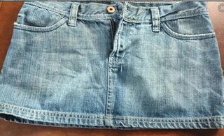 Gonna mini in denim estiva