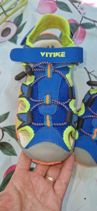 Sandalias VITIKE Azul y Naranja