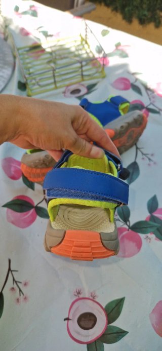 Sandalias VITIKE Azul y Naranja