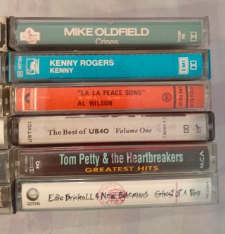 12 Musicassette Pop Rock Compilation